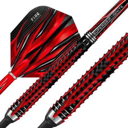 Harrows Fire Inferno - Soft Tip Darts - 90% Tungsten - 18g