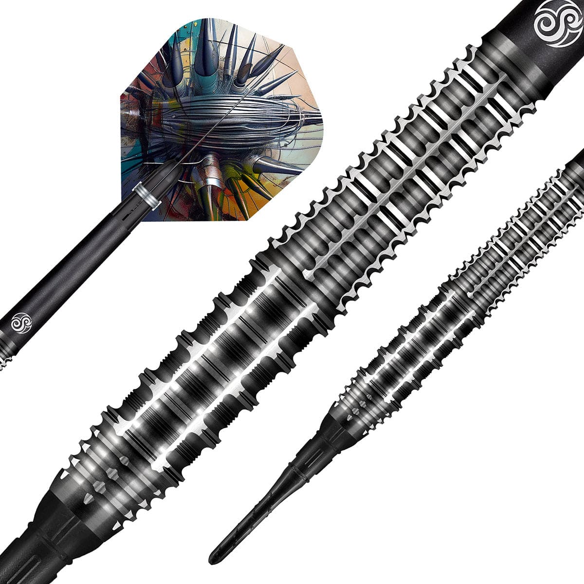 Shot Gnarly Rippah Soft Tip Dart Set-90% Tungsten-20gm