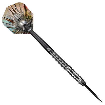 Shot Gnarly Shredda Steel Tip Dart Set-90% Tungsten Barrels-30gm