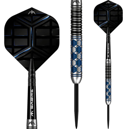 MISSION HEXON DARTS - STEEL TIP - 90% - BLUE PVD 21g