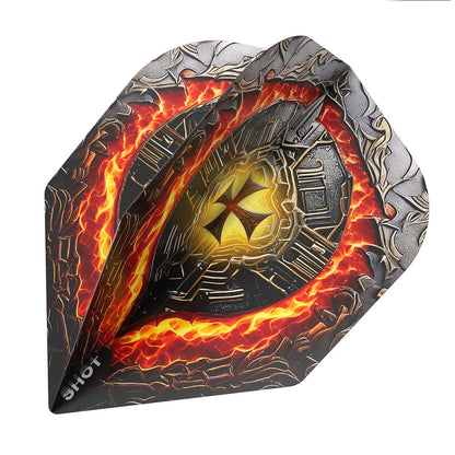 Shot Future Knights Hachette Dart Flight Set Small Standard