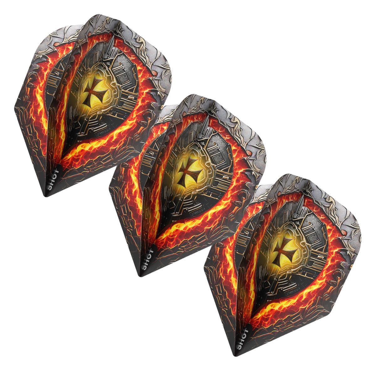 Shot Future Knights Hachette Dart Flight Set Small Standard