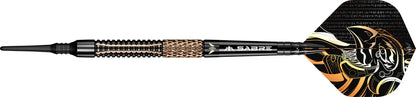 Mission Horus Soft Tip Darts - 97.5% Tungsten Black & Bronze Electro - 19gm