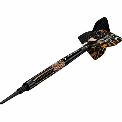 Mission Horus Soft Tip Darts - 97.5% Tungsten Black & Bronze Electro - 19gm