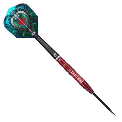 Shot Future Knights Dreadheart Steel Tip Dart Set-90% Tungsten Barrels-25gm