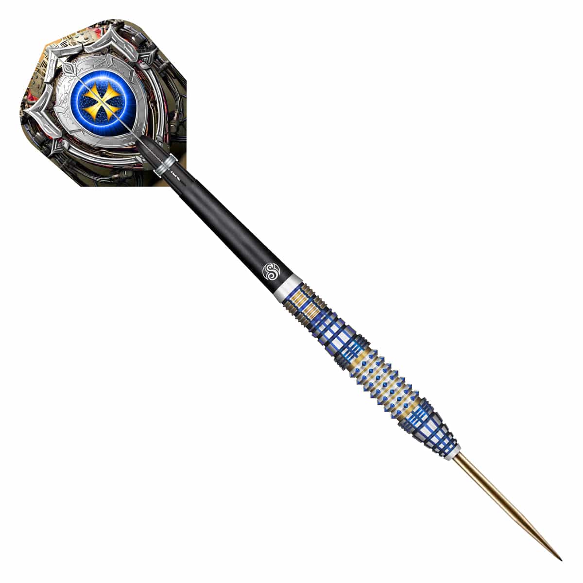 Shot Future Knights Darkstar Steel Tip Dart Set-90% Tungsten Barrels-25gm