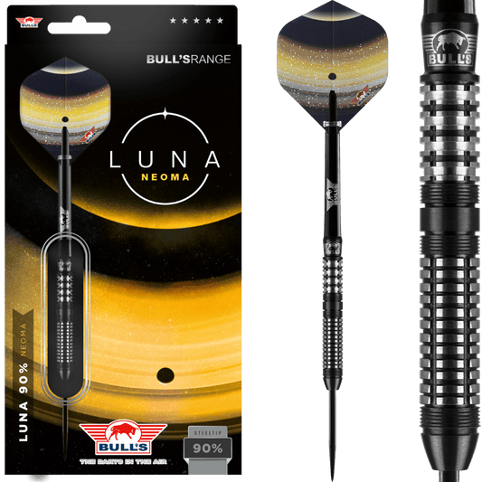 Bull's NL Luna Neoma 90% Tungsten 23 gram Steel Tip Dart Set