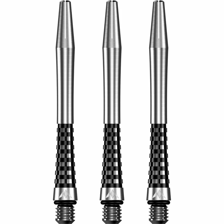 Mission Atom13 Aluminum Shafts - Natural Metal Stems  - Black - Medium
