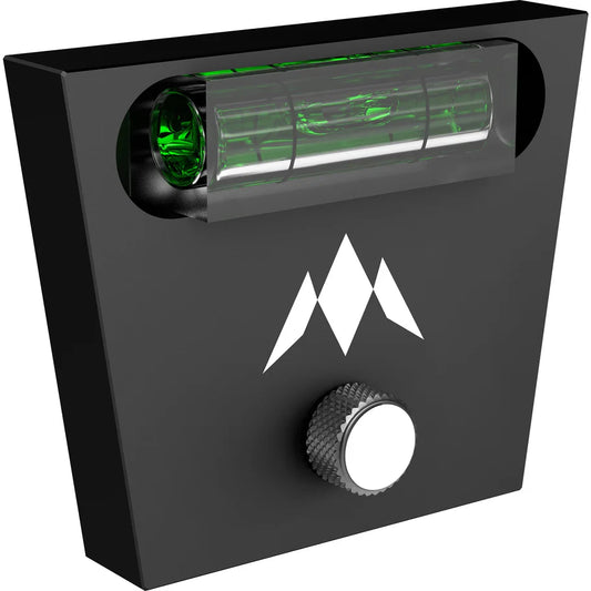 Mission Leveler Pro - Precision Machined Aluminium Dartboard Spirit Level - with Fixing Pin