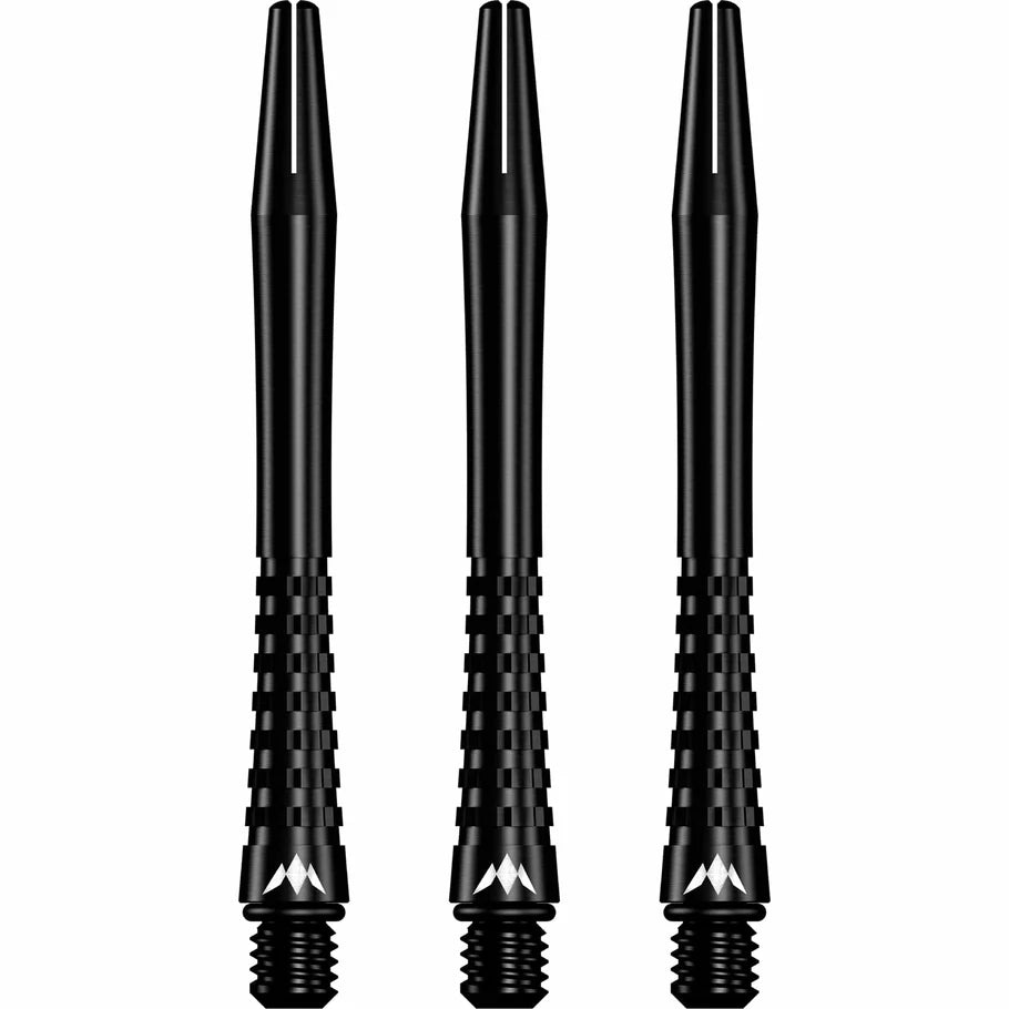 Mission Atom13 Aluminum Shafts - Anodized Metal Stems  - Black - Medium