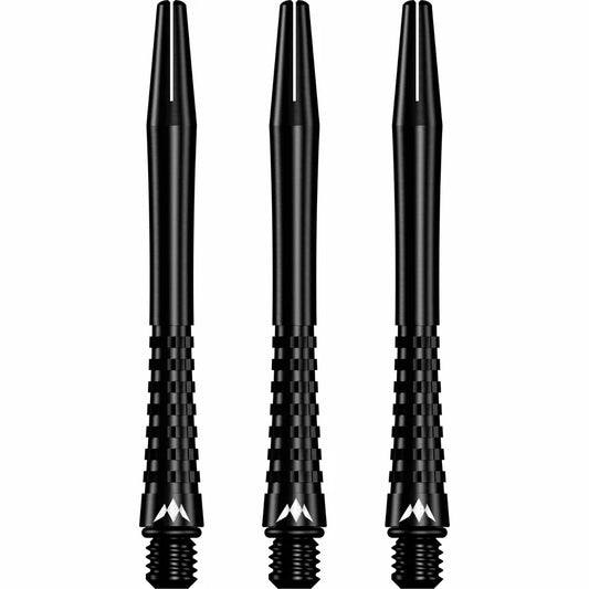 Mission Atom13 Aluminum Shafts - Anodized Metal Stems  - Black - Medium