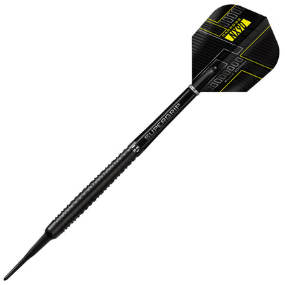 Harrows NX90 Black - Soft Tip Darts - 90% Tungsten - 18g