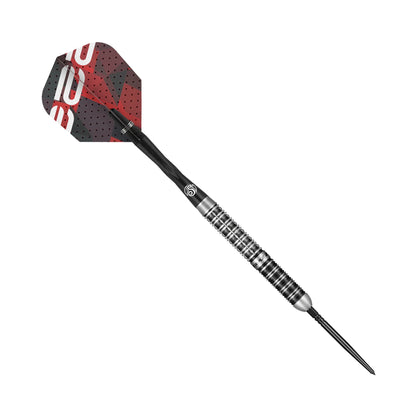 Shot Pro Series Niels Zonneveld 2 Turbo Point Steel Tip Dart Set-90% Tungsten Barrels-24gm