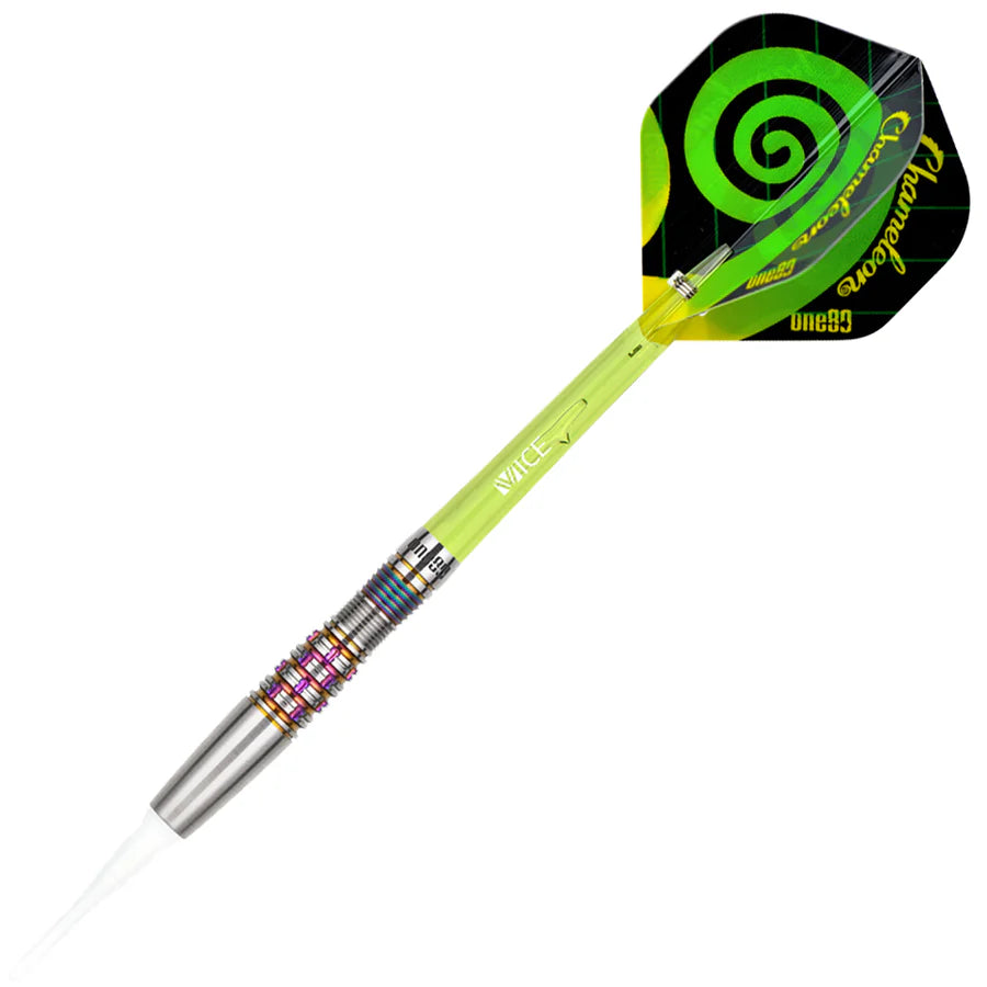 One80 Chameleon Apatite 18 gram 90% Tungsten Soft Tip Dart Set