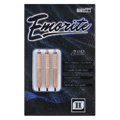 One80 Emorite 02 Rose Gold 22 gram 90% Tungsten Steel Tip Dart Set