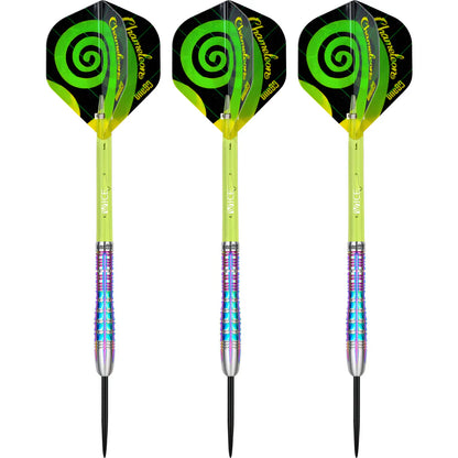 One80 Chameleon Sodalite 25 gram 90% Tungsten Steel Tip Dart Set