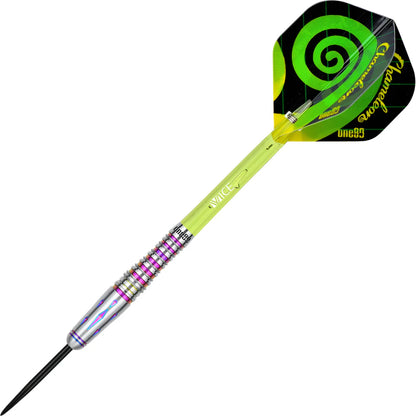 One80 Chameleon Topaz 22 gram 90% Tungsten Steel Tip Dart Set