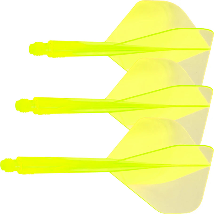 CONDOR AXE DART FLIGHT SYSTEM FLIGHTS - STANDARD - MEDIUM - NEON YELLOW