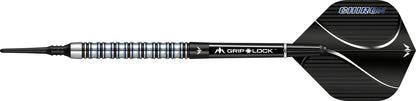 Mission Chiron Soft Tip Darts M1 -90% Tungsten Electro Black & Blue - 18gm