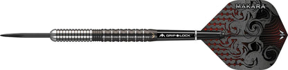 MISSION MAKARA DARTS - STEEL TIP - M1 - GRAPHITE PVD BLACK 24g