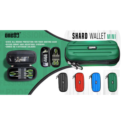 One80 Shard Mini Wallet Dart Case - Blue
