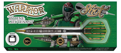 Shot Warrior Rutene Lieutenant Steel Tip Dart Set-90% Tungsten-24gm