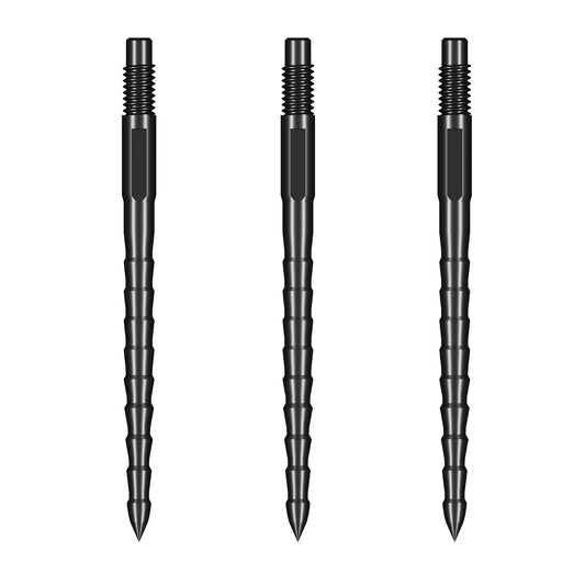Shot Turbo RS Steel Tip Turbo Dart Points - Black - 40mm