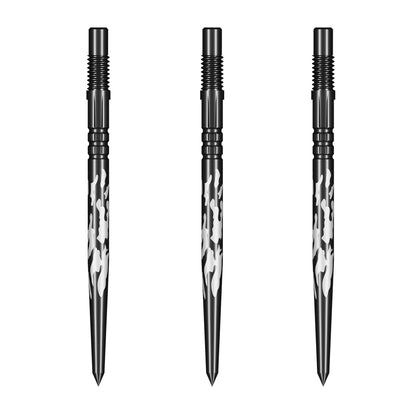 Shot Shadow Black Steel Tip Turbo Dart Points - 40mm
