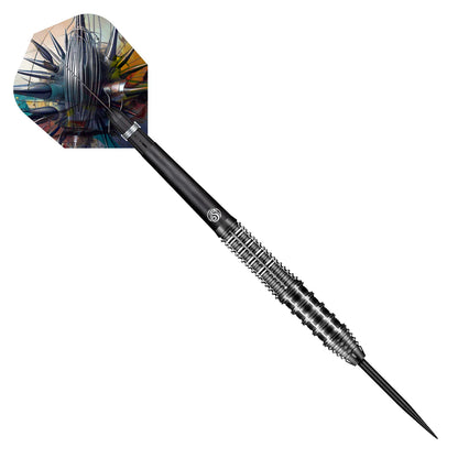 Shot Gnarly Rippah Steel Tip Dart Set-90% Tungsten Barrels-22gm