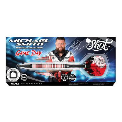 Shot Michael Smith Game Day Soft Tip Dart Set-90% Tungsten-20gm