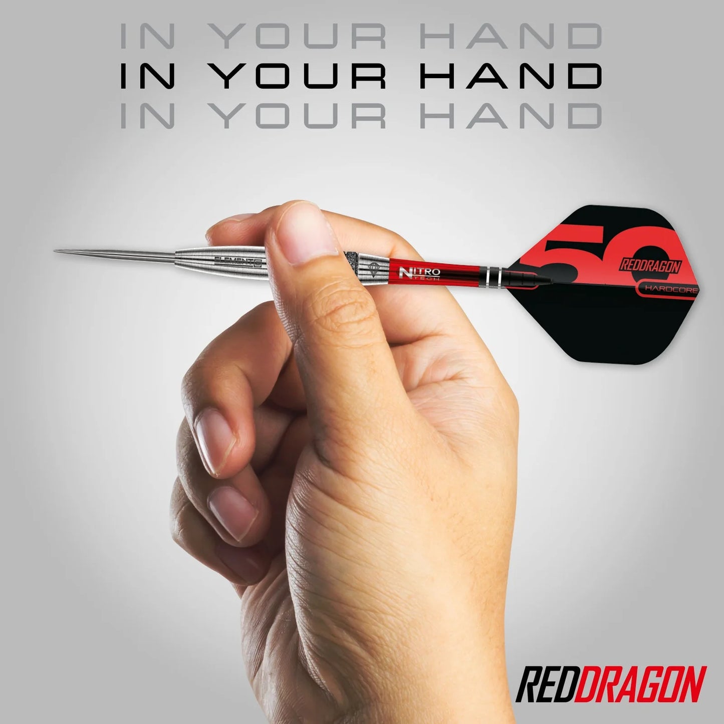 Red Dragon 50 Year Element6 C Steel Tip Darts 25 gram 90% Tungsten