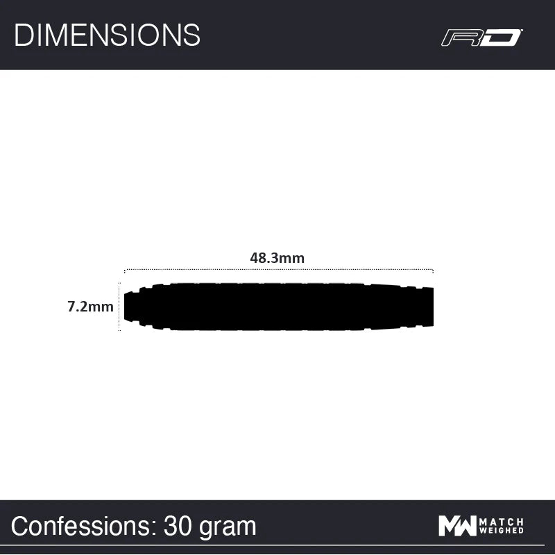 Red Dragon Confessions Steel Tip 30 gram 85% Tungsten