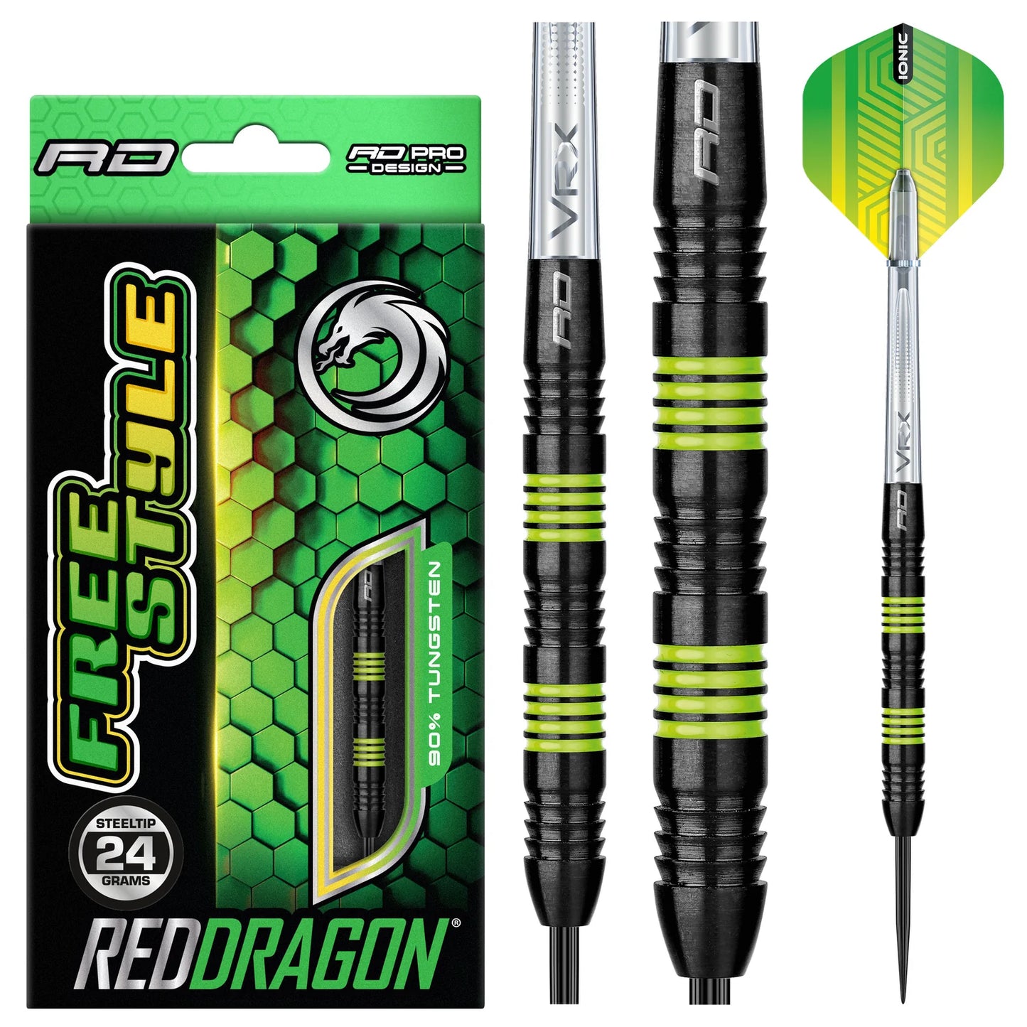Red Dragon Freestyle Steel Tip 24 gram 90% Tungsten