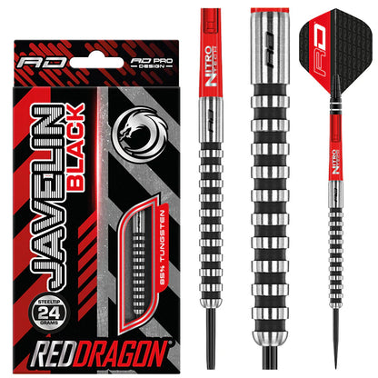 Red Dragon JAVELIN BLACK 24 gram 85% Tungsten