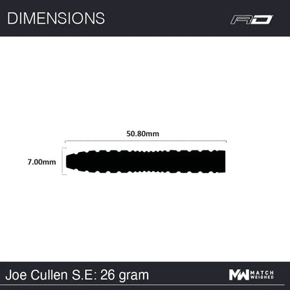 Winmau Joe Cullen S.E. 26 gram 90% Tungsten alloy