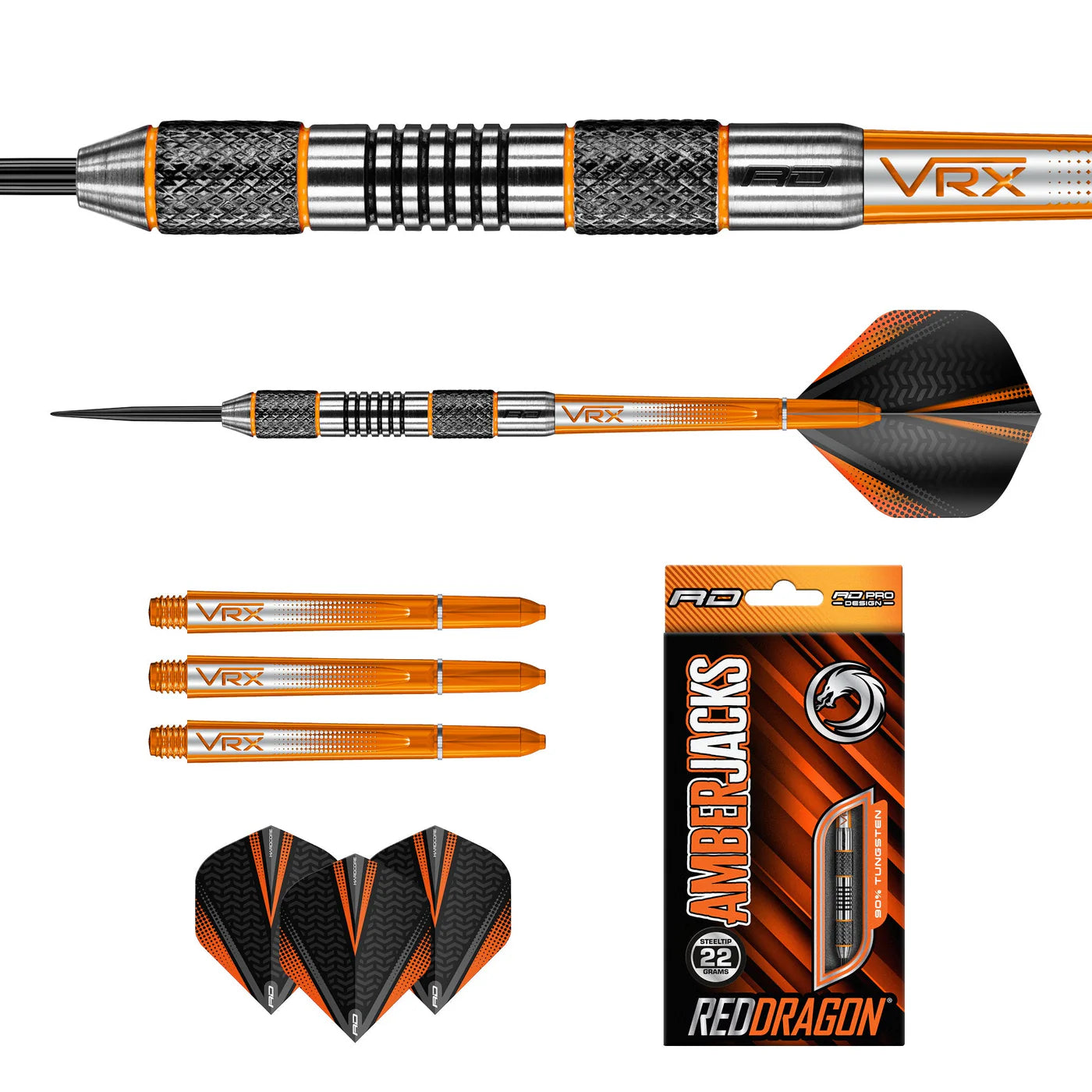 Red Dragon Amberjack 5 Steel Tip 22 gram 90% Tungsten