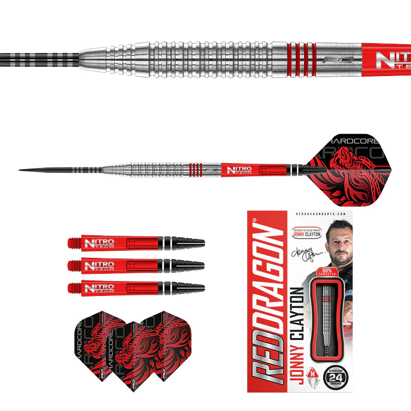 Red Dragon Jonny Clayton Original 2.0 24gram 90% Tungsten