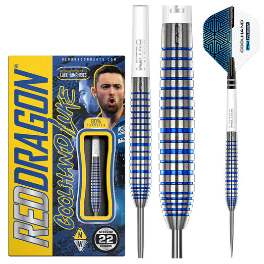 Red Dragon Luke Humphries TX3 Cool Blue S.E. 22 gram 90% Tungsten