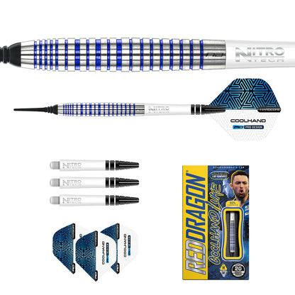 LUKE HUMPHRIES TX3 COOL BLUE S.E. 18 gram barrel/20 gram full 90% Tungsten SOFT TIP