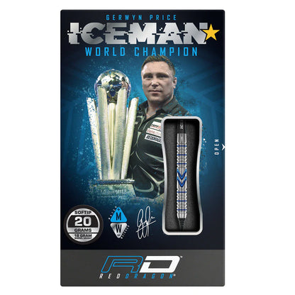 Red Dragon Gerwyn Price Midnight Edition 18 gram barrel/20 gram full 90% Tungsten SOFT TIP