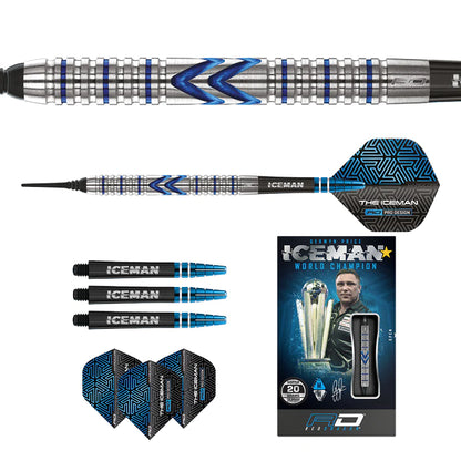 Red Dragon Gerwyn Price Midnight Edition 18 gram barrel/20 gram full 90% Tungsten SOFT TIP