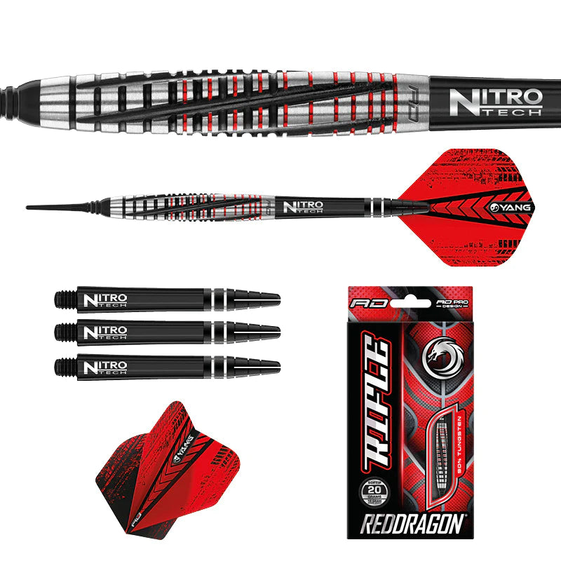 Red Dragon Rifle 18 gram barrel/20 gram full 90% Tungsten Soft Tip Red Dragon Rifle 18 gram barrel/20 gram full 90% Tungsten Soft Tip