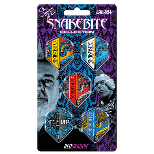 Red Dragon Peter Wright Snakebite Hardcore Flight Collection Card 2