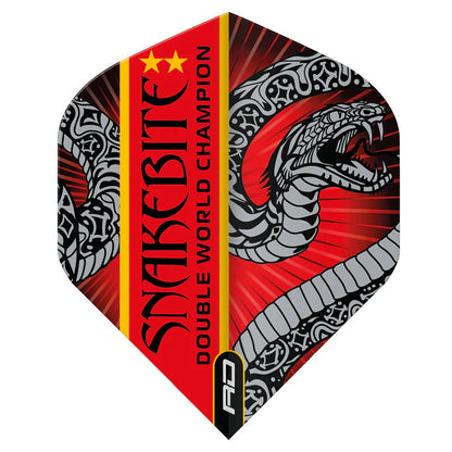 Red Dragon Peter Wright Snakebite Hardcore Flight Collection Card 2