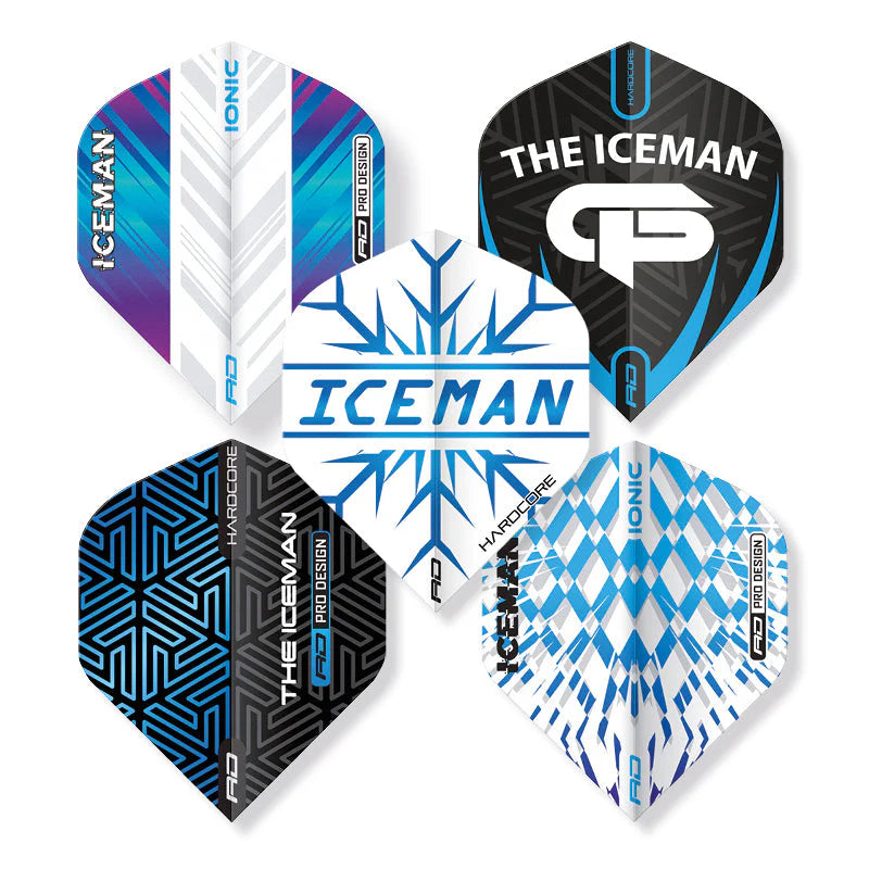 Red Dragon Gerwyn Price Iceman Hardcore Flight Collection Card