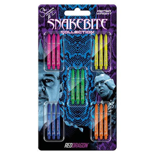 Red Dragon Peter Wright Snakebite Signature Shaft Collection Card