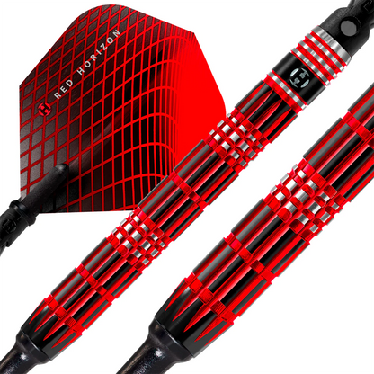 Harrows Red Horizon - Soft Tip Darts - 90% Tungsten - 18g