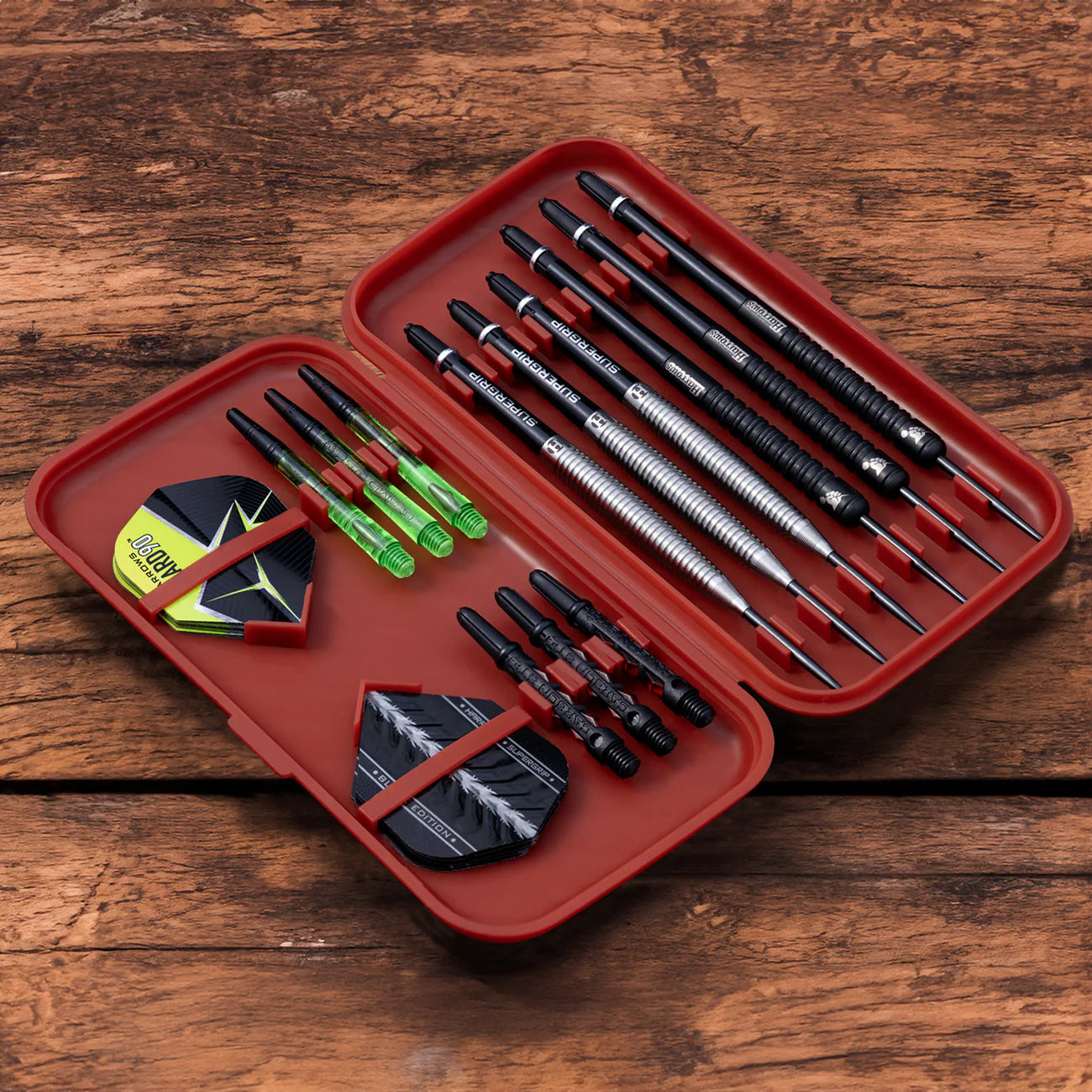 Harrows Slimcase 6 Darts Holder - Pocket Sized - Red