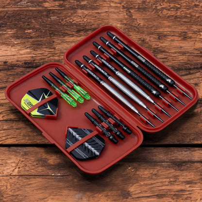 Harrows Slimcase 6 Darts Holder - Pocket Sized - Red