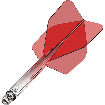 Mission Force 90 - Molded Flight & Shaft System - Gradient - Transparent Red - Standard No6 - Tweenie